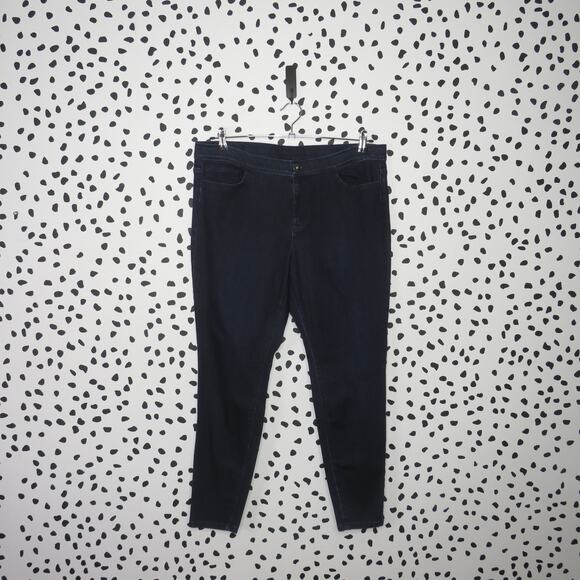 J.Jill Denim - J. Jill Dark Wash 5 Pocket Leggings Stretch Denim Skinny Jeans